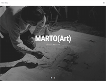 Tablet Screenshot of martoart.com